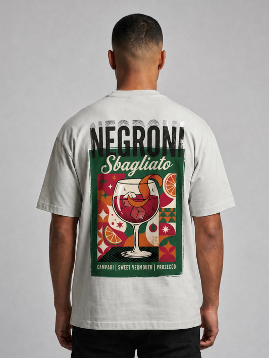 Negroni Sbagliato Oversized Heavyweight Graphic Tee