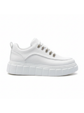 Apollo Moda men's Vega Blanco white chunky sole sneaker, fourth angle