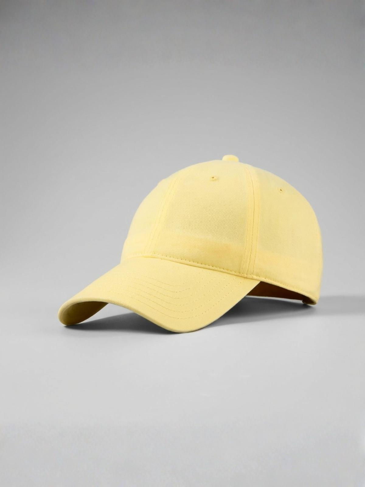 Gorra de sarga de algodón limón suave