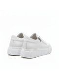 Altair Blanco all-white elevating sneaker by Apollo Moda, third angle