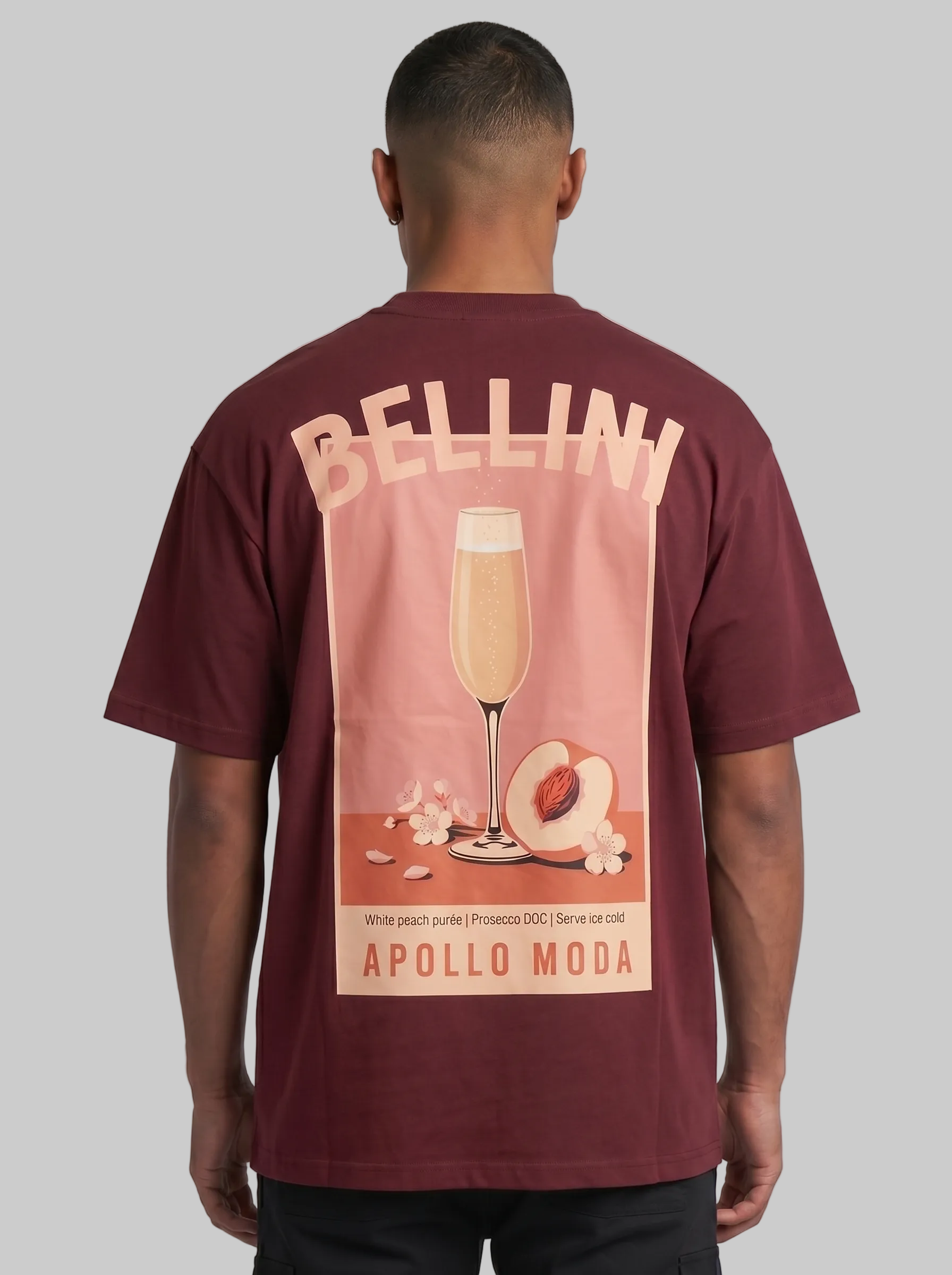 Bellini oversized heavyweight graphic tee by Apollo Moda, main product view