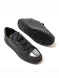 Luiz X Midnight Majesty slip-on sneaker in black by Apollo Moda, view 4