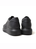 Luiz X Midnight Majesty slip-on sneaker in black by Apollo Moda, view 7