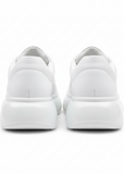 Stark Pure White casual sneaker in white by Apollo Moda, view 3